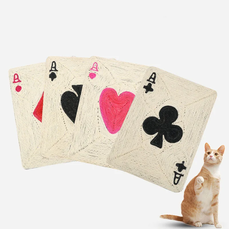 

Poker Cat Scratch Protect Mat Cat Scraper for Cats Tree Scratching Post Cat Scratcher Sisal Sofa Mats Furniture Protector