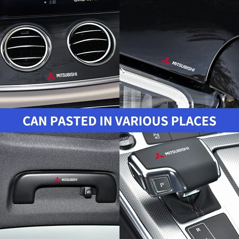 Car Interior Badge Sticker Interior Decoration Auto Accessories Fit Mitsubishi Outlander Xpander Colt ASX Delica Lancer RALLIART - view 6