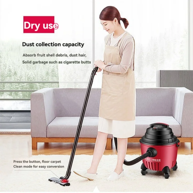 New High-power Handheld Bucket Type Dry Wet Blowing Three Purpose Vacuum Cleaner For Decoration And Seam Dust Removal