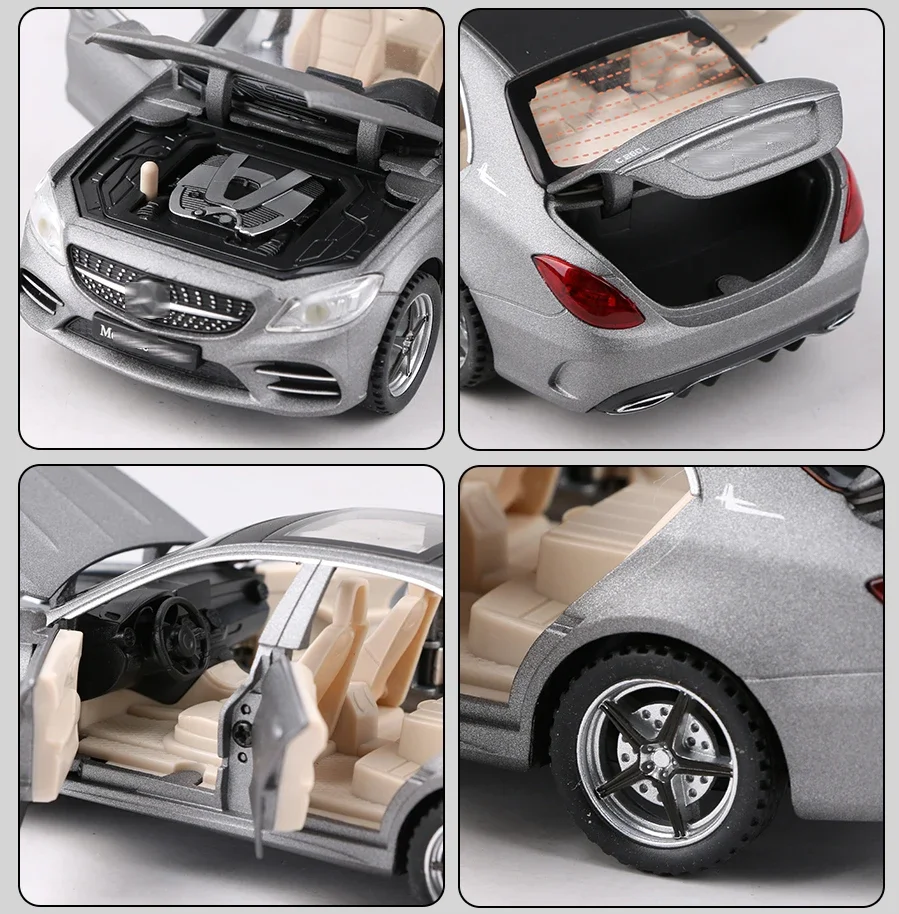 1:32 Metal Car C260 L Diecasts & Toy Vehicles Car Boys Toys Gifts For Children  Alloy Car Collection Model Simulation