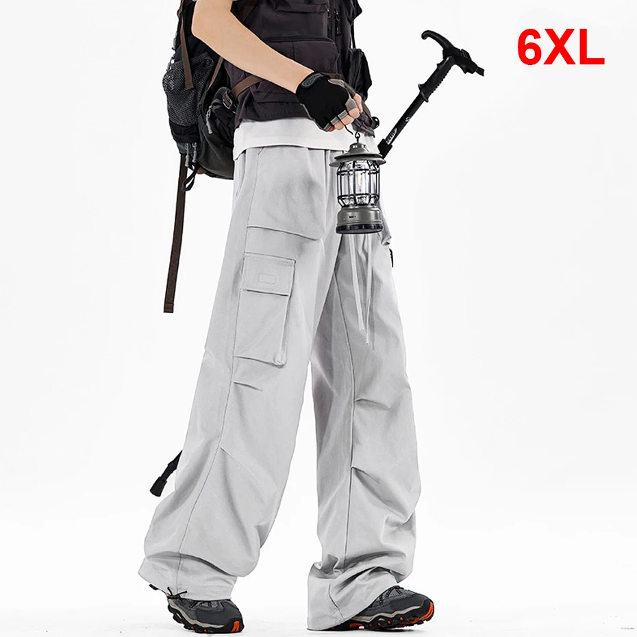 

Camp Pants Men Plus Size 6XL Hiking Pants Waterproof Fashion Casual Cargo Pants Male Baggy Trousers Big Size 6XL