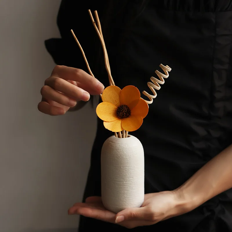 

Matarile Plant essential oil aromatherapy fireless rattan aromatherapy diffuser set bedroom air cleaner living room decoration