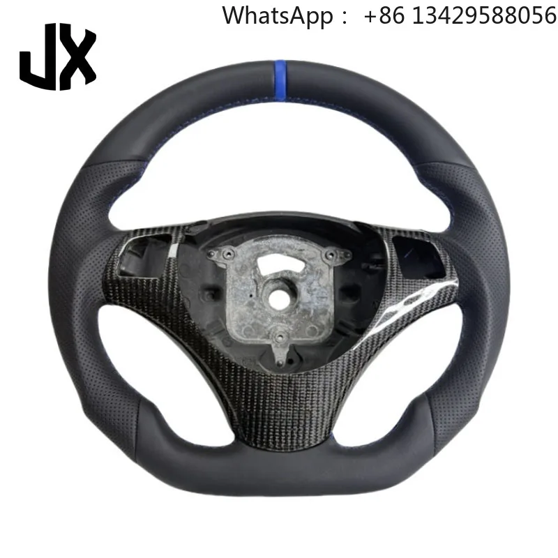 Custom Leather Steering Wheel for BMW E39 E60 M5 E61 E81 E82 E83 E87 E89 E90 E91 E92 E93 E70 E71 Car Steering Wheel