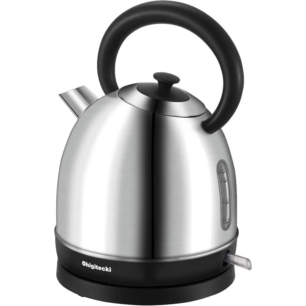 

Электрический чайник 1,7 л, стильный дизайн, с термометром и автоматическим отключением, мощность 1200 Вт, для дома и кухни, без BPA.