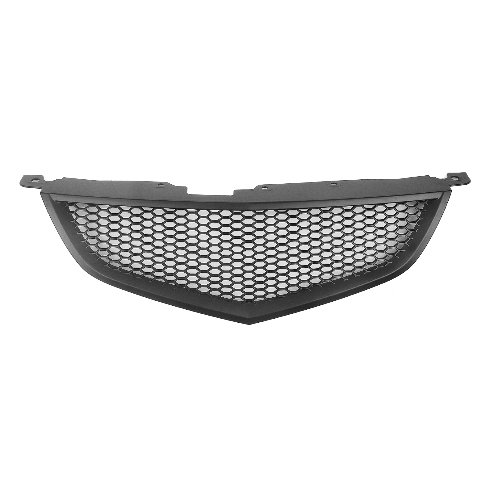 Front Grille Racing Grill For Acura TL 2004-2006 Carbon Fiber Look/Gloss/Matte Black Honeycomb Style Upper Bumper Hood Mesh Grid