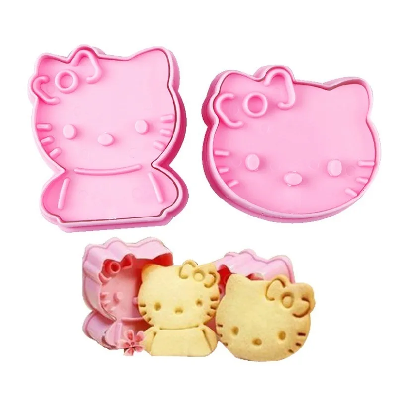Sanrio Hello Kitty Cookies Mold Set Party Dim Sum Cute Cartoon Hello Kitty Cookie Dumpling Baking Tool Gifts