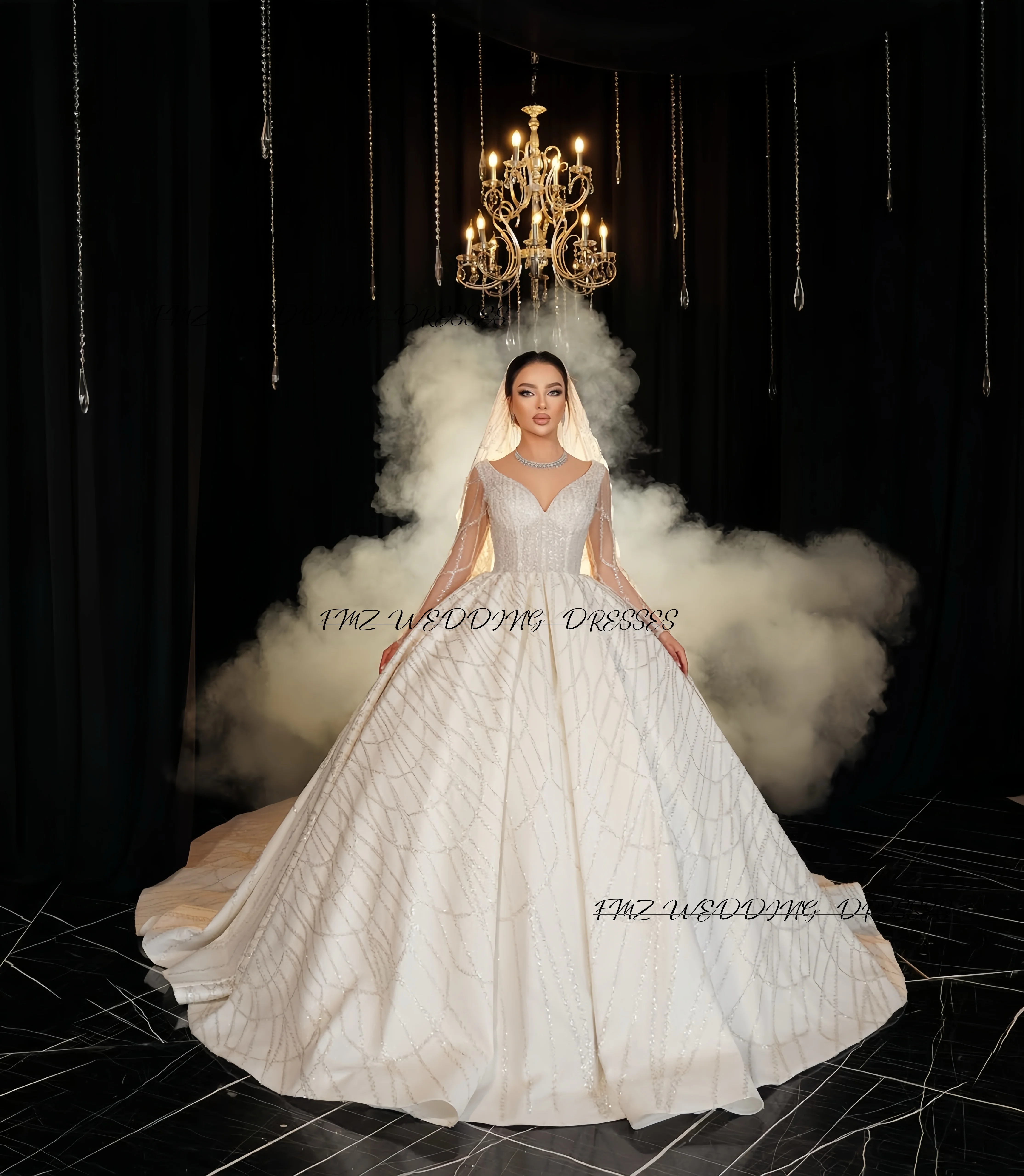 

Customized wedding dress V-neck beaded sexy weddings dresses vestidos de novia amanda novias amanda novias official
