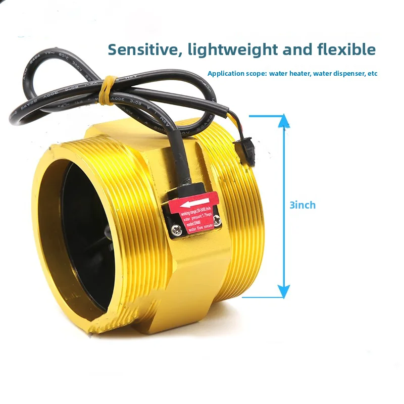 Dn80 Расходомер жидкости Датчик расхода воды 3-дюймовый внешний зуб Металлическая турбинная расходомер Большой диаметр трубы Промышленное использование Dn80 Расходомер жидкости Датчик расхода воды 3-дюймовый внешний зуб Металлическая турбинная расходомер Большой диаметр трубы Промышленное использование