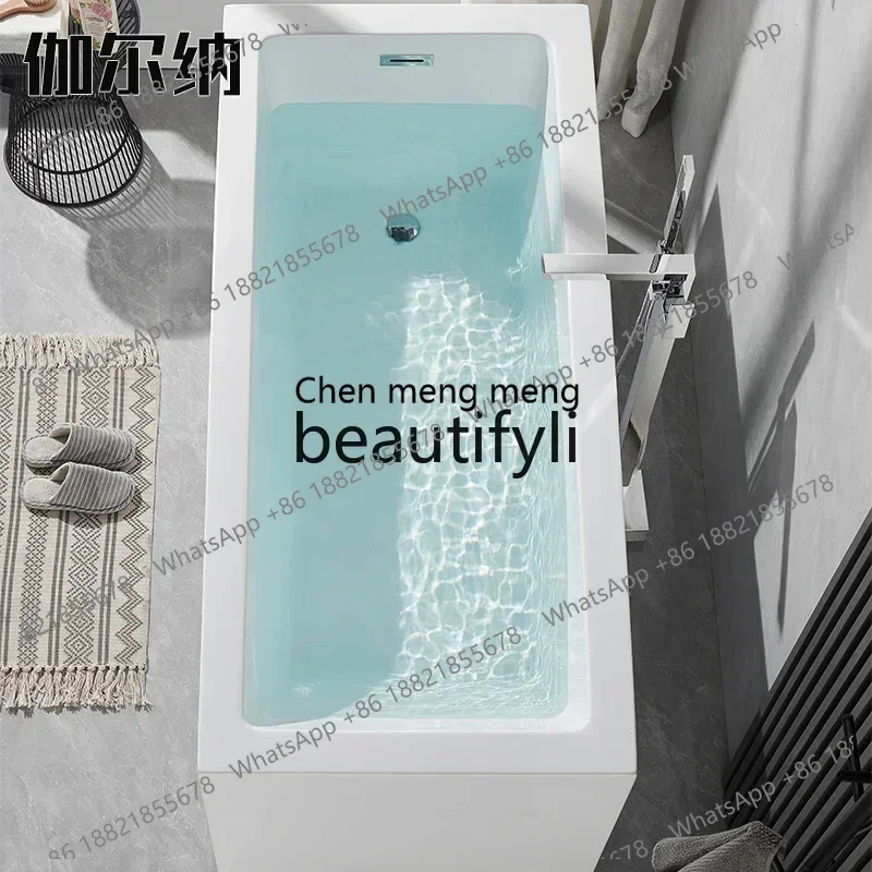 

Акриловая отдельностоящая глубокая ванна для дома и отеля, вертикальная, широкая, 1.2-1 м