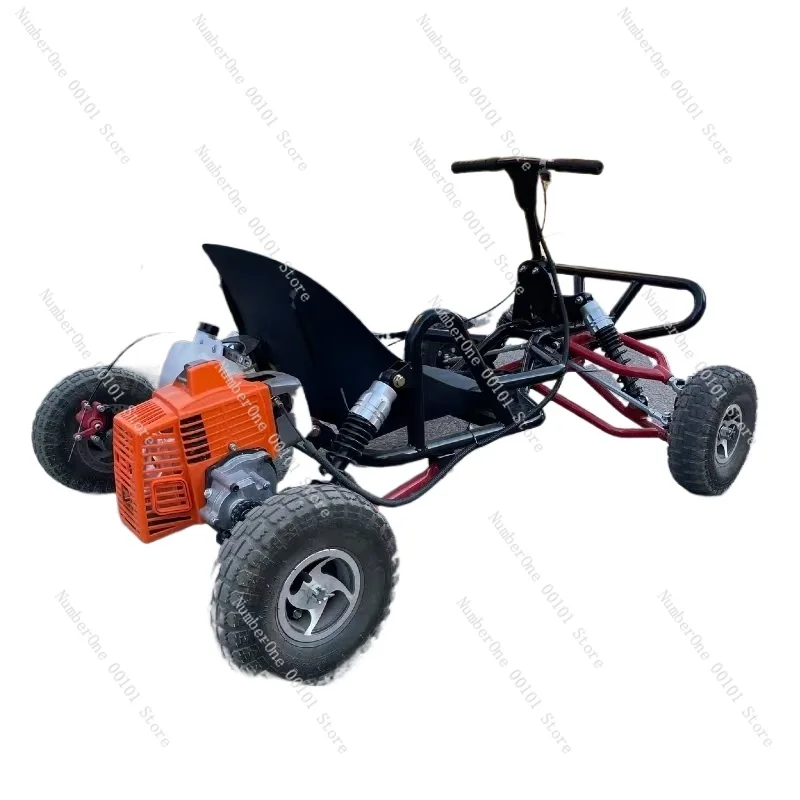 Off-Road Go-Kart Fuel Version Outdoor All Terrain Mountain Beach Four-Wheel Drift UTV Two-Punch Rally Car