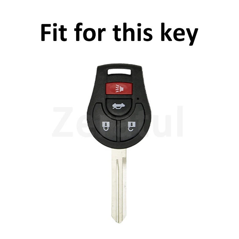 Per Nissan Maxima Altima Sentra Versa Micra X-Trail Terrano Tiida Cube 4 pulsanti TPU Auto Car Key Cover FOB Case accessori