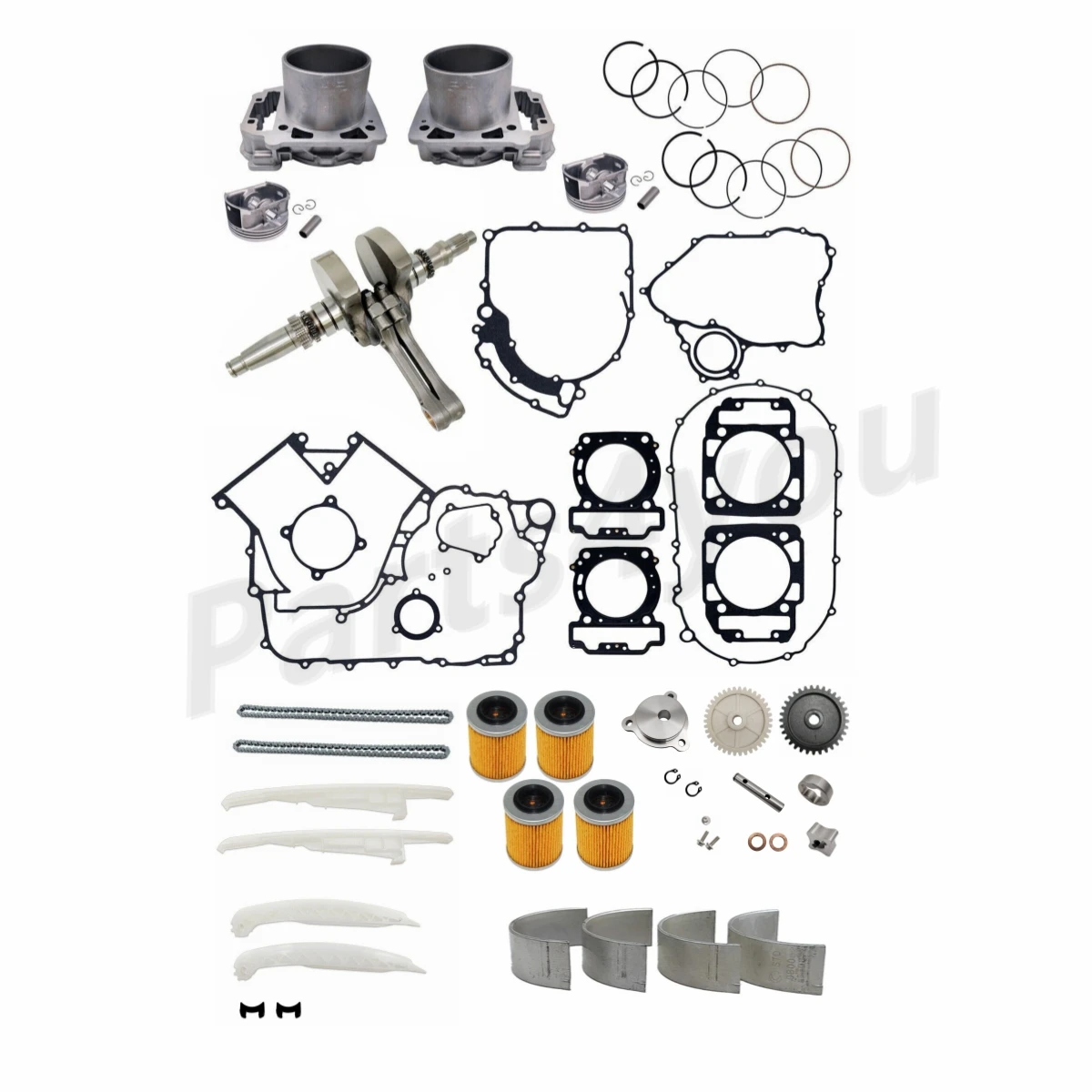 800 Engine Rebuild Kit for CFMoto 800 X8 U8 Z8 800EX Z8-EX 2V91W Engine CF800ATR-2 CF800UTR-2 TerraLander  Tracker Sport