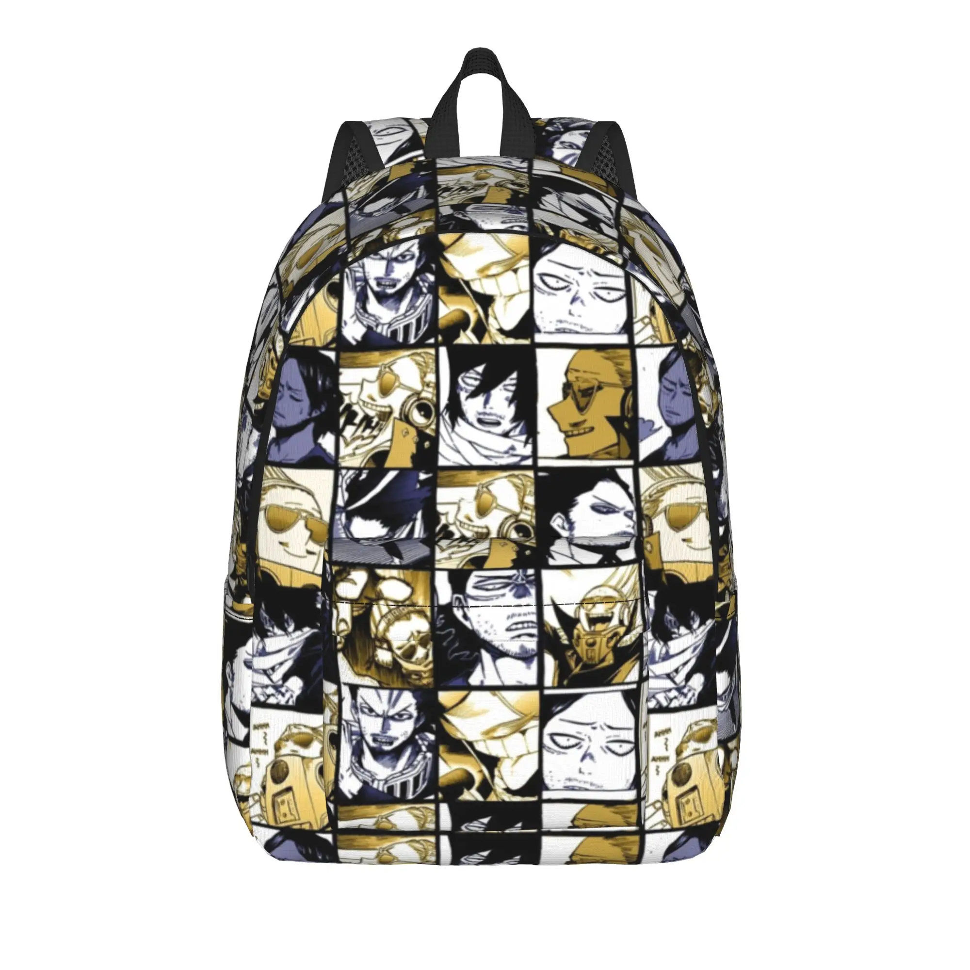 MHA Backpack for Men Women Casual Student Work Daypack Collage Academy Anime Laptop Shoulder Bag with Pocket