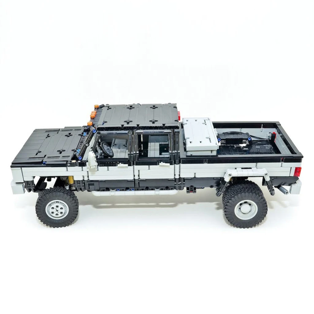 MOC-26919 Silverado-1986 K30 dually 4X4 remote control motor lithium battery electric toy assembled building block car model