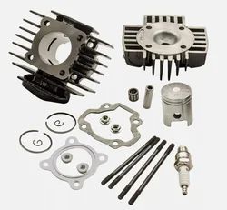 For YAMAHA PW50 PW60 YT60 1981-2022 MOTOCYCLE 60CC Cylinder Piston Gasket Bearing Top End Kit Big Bore Cylinder Kits Piston Set