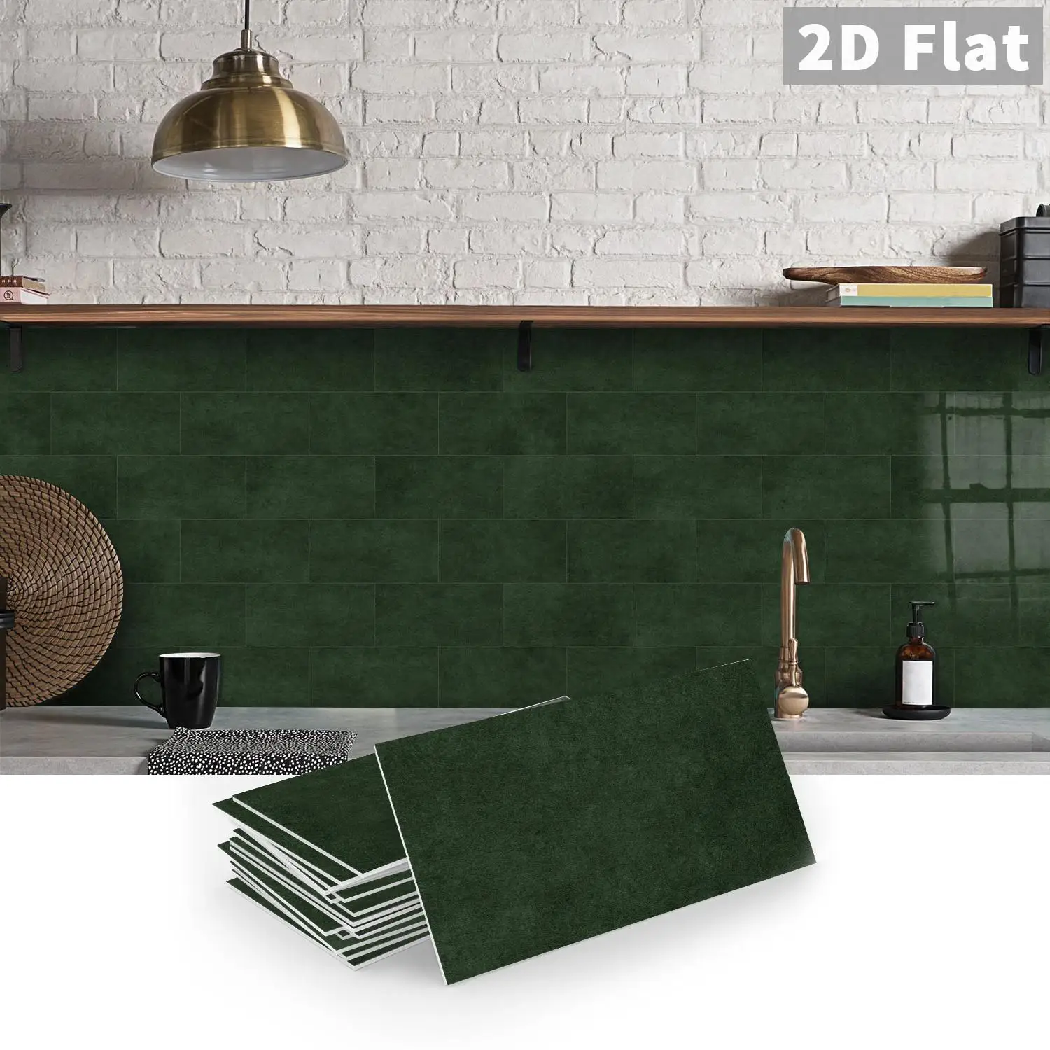 

Self adhesive retro tile stickers with multiple colors for kitchen, bathroom, and living room decoration