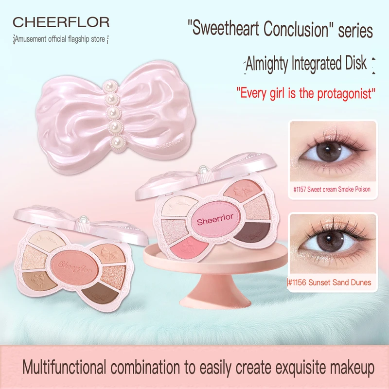 Eyeshadow Palette For Daily Light Makeup, Multi-color Makeup, All-in-one Eyeshadow Palette, Earth Eyeshadow For Face