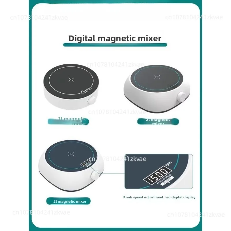 Mezclador magnético, pantalla digital de temperatura constante de calentamiento, mesa de mezclas, mezclador multienlaces pequeño electromagnético MS5S