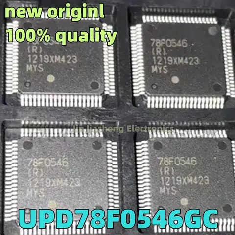 (2-5piece) 100% New UPD78F0546GC 78F0546 UPD78F0546 TQFP80 Chipset