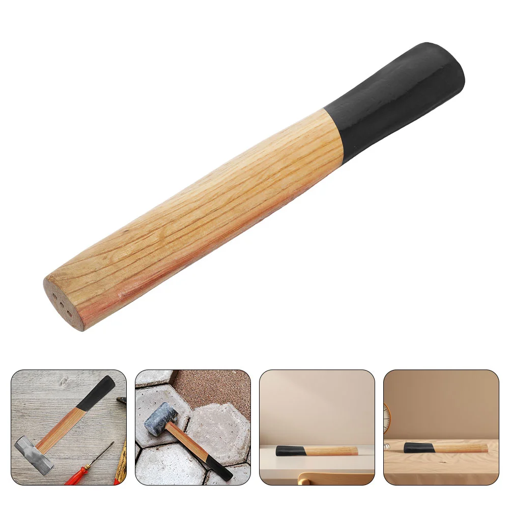 Pengganti Gagang Palu Kayu untuk Alat Batu Kokoh Tanpa Pegangan Kompatibel Palu Besi Persegi Gagang Kapak Luar Ruangan