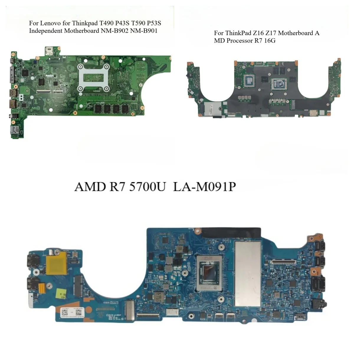 

For Lenovo for Thinkpad T490 P43S T590 P53S Independent Motherboard NM-B902 NM-B901 Motherboard AMD R75700LA-M091P