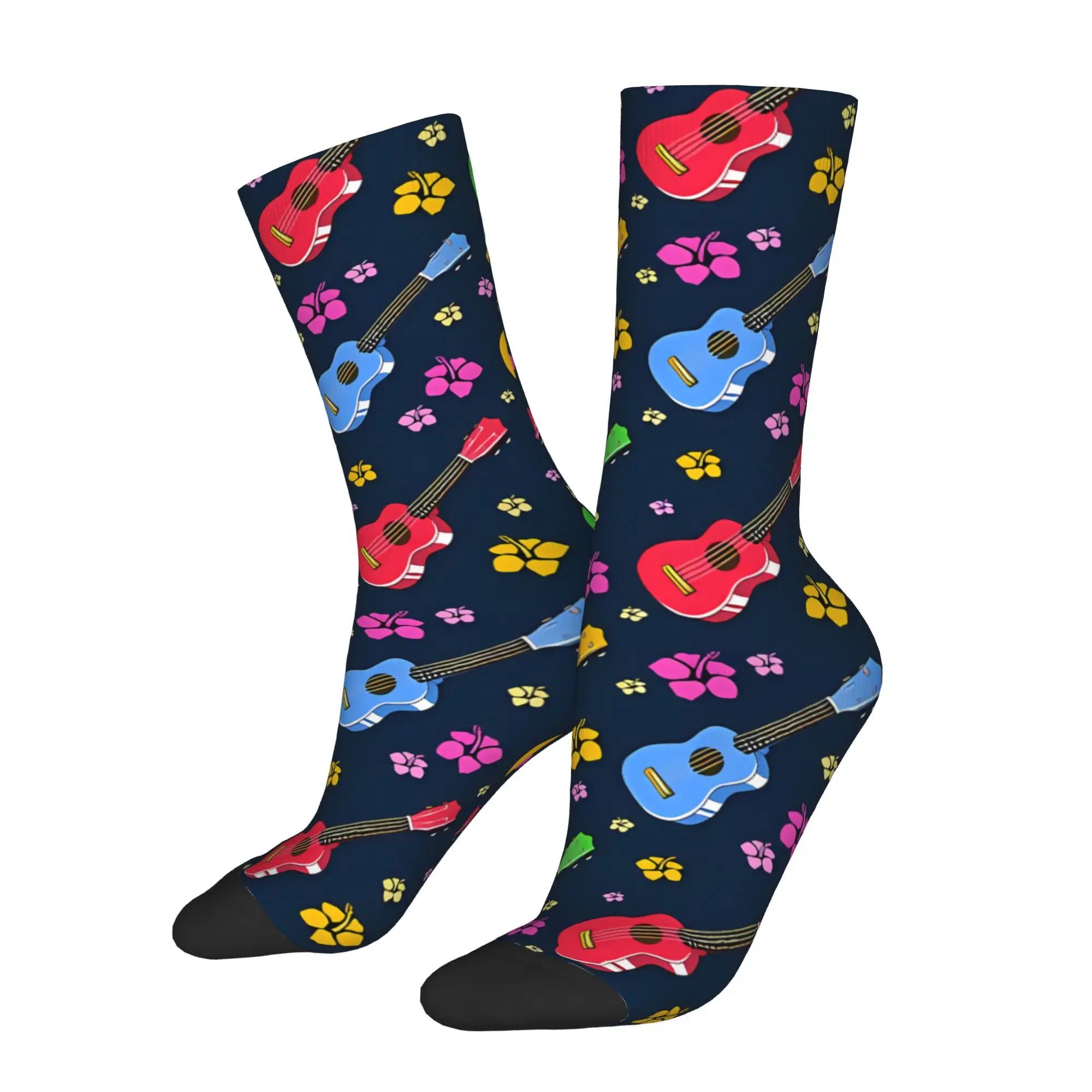 

Ukulele Guitar Sock Printed Man Polyester Fashion