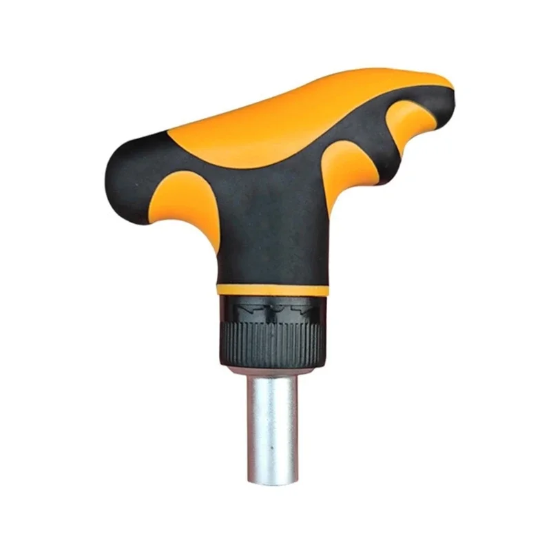 

T Handle Household Ratchet Handle Screwdriver Set Ratchet Screwdriver Bit Insulated Handle Holder For Electrician Tool