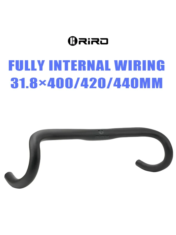 AliExpress riro RIRO fully internal wiring road bike handlebar 400mm 420MM 440MM gravel bicycle handlebar aluminum alloy drop bar