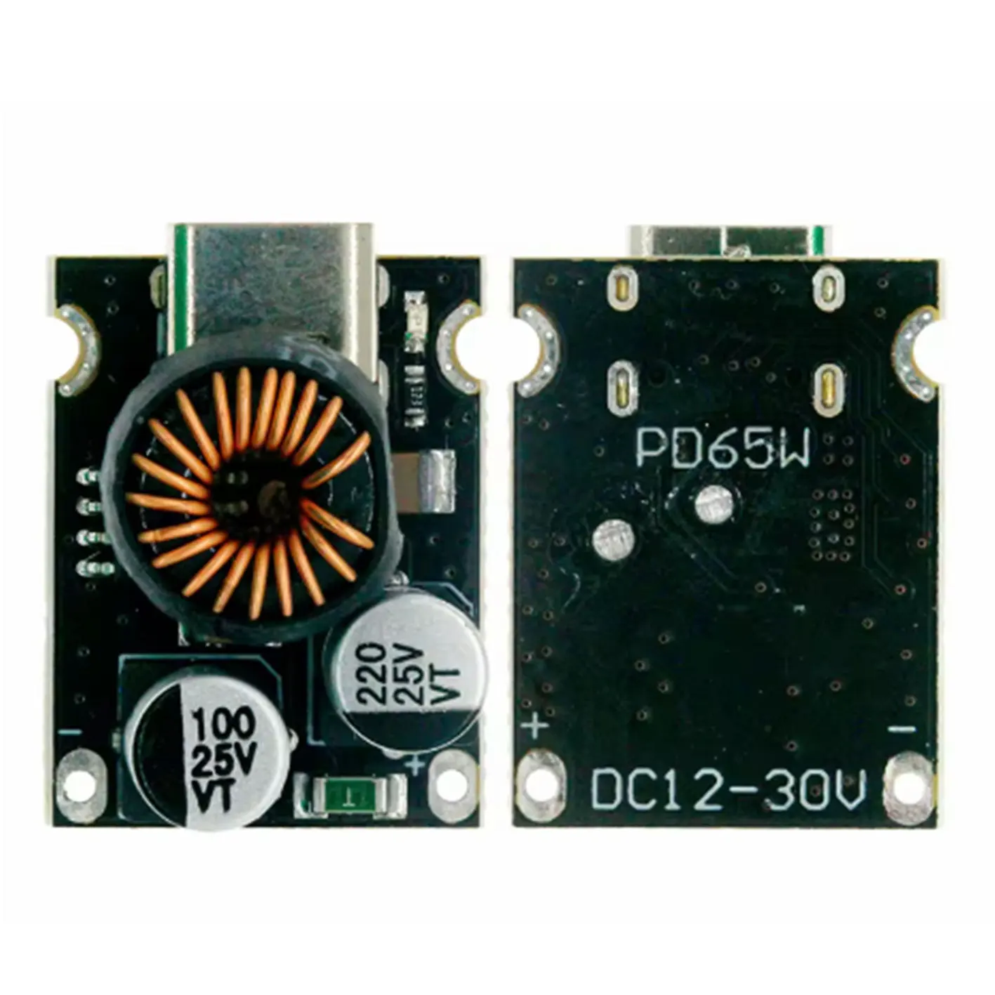 Módulo de carga rápida PD65W, interfaz PD3.1 tipo C, compatible con Apple, Huawei SCP, carga rápida PPS, QC3.0