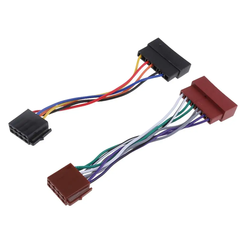 Adaptador de Cableado ISO de Plástico para Instalación de Radio Estéreo en FORD Escort, Fiesta, Focus, Ka