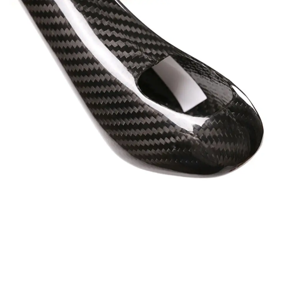 Real Carbon Fiber Car Gear Shift Knob Cover Fit For Alfa Romeo Giulia Stelvio 2020-2022