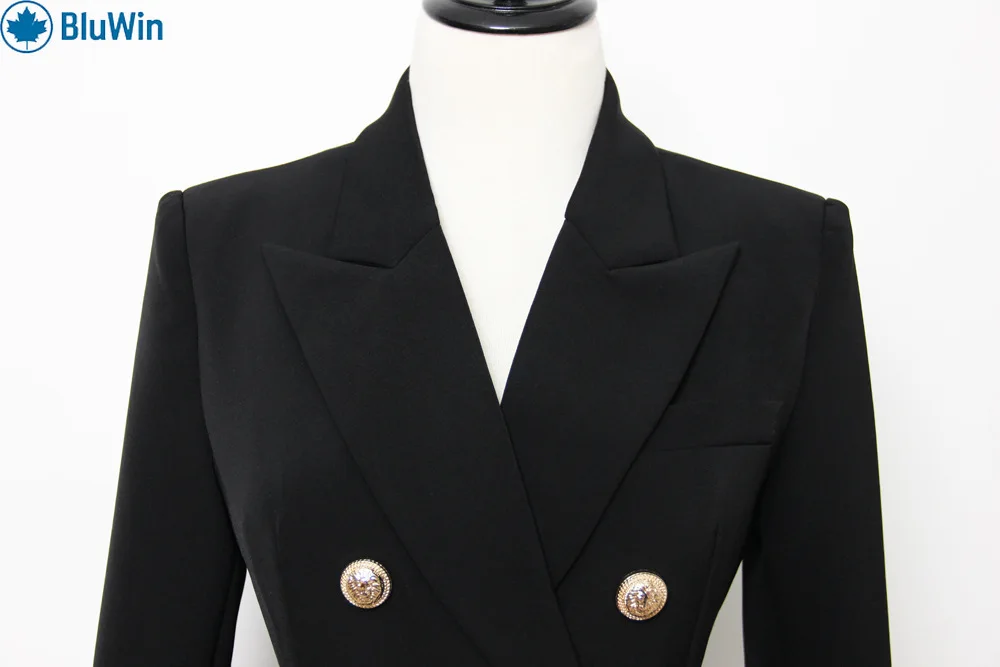 BluWin 11 ألوان 2025 ربيع الخريف موضة الصلبة حزام كم طويل سليم صالح أنيق مكتب فستان بتصميم بدلة المرأة #5