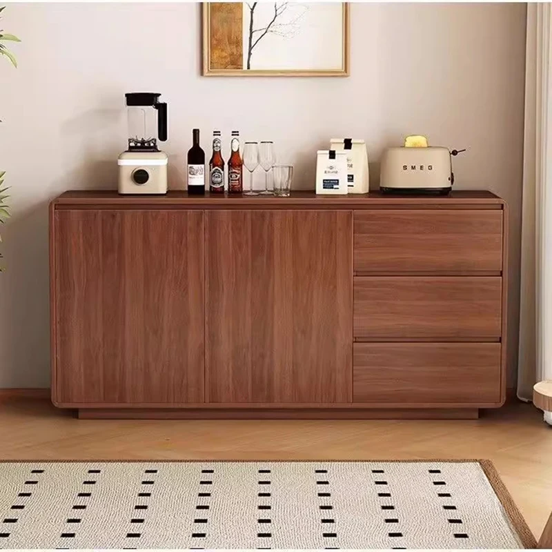 

French Mid Century Living Room Cabinets Wooden Vintage Premium Aesthetic Living Room Cabinets Storage Classic Meuble Furniture