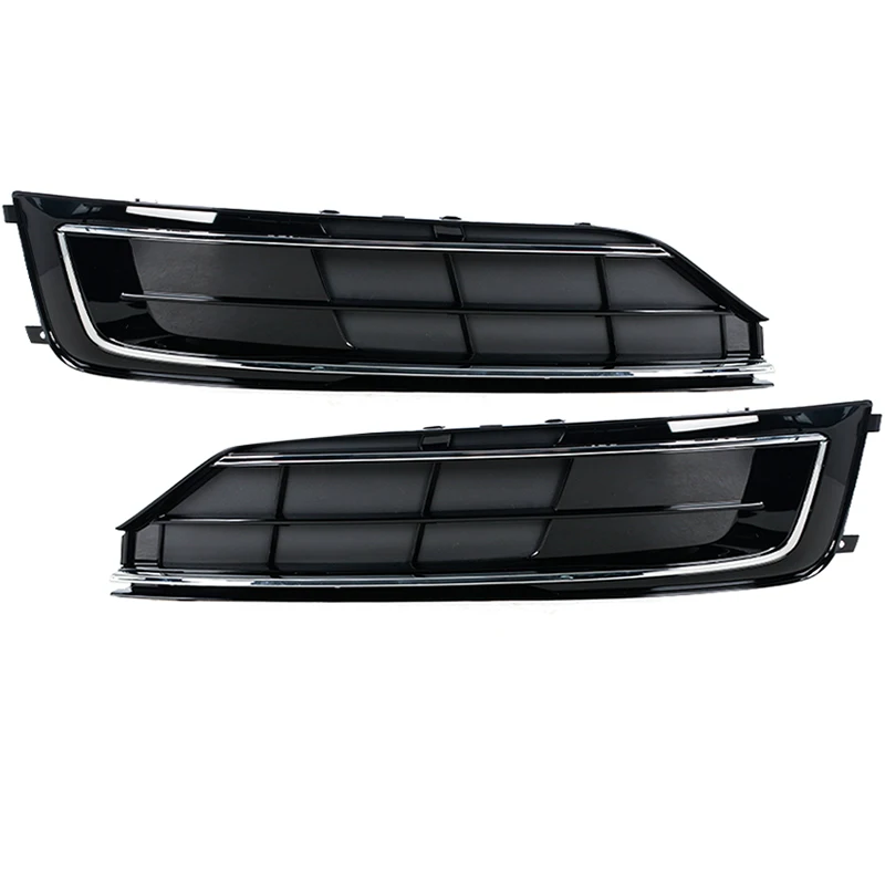 Automotive Parts Fog Lamp Frame Front Bumper Fog Light Grille Cover For AUDI A8 D4 PA 2015-2016 4HO807679RT94 4HO807680RT94