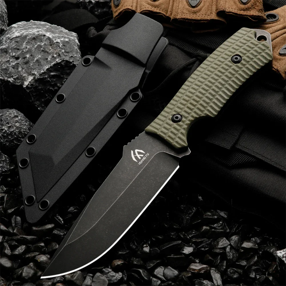 High quality multifunctional fixed blade - outdoor camping, rescue, and emergency survival knife, men's gift