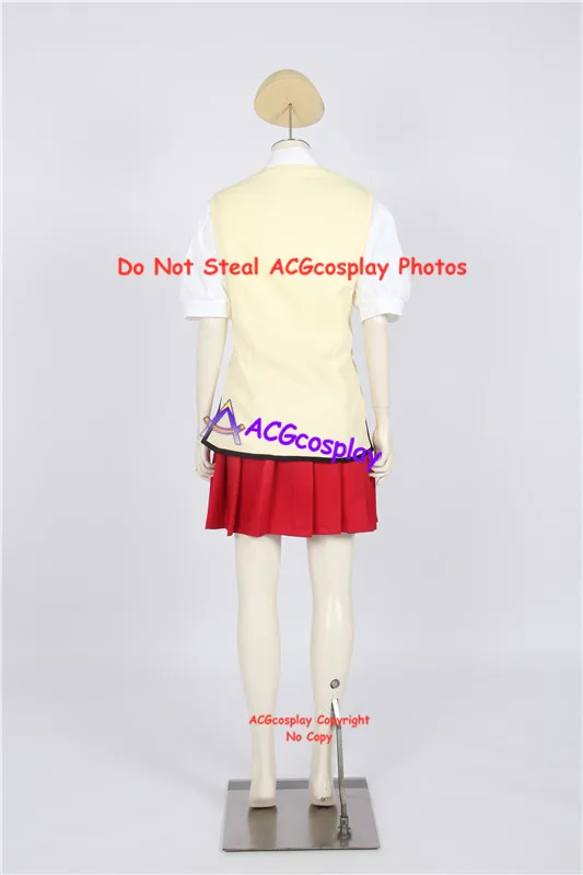 School Rumble yagami Summer School Uniform Cosplay Costume acgcosplay Include Long Stockings