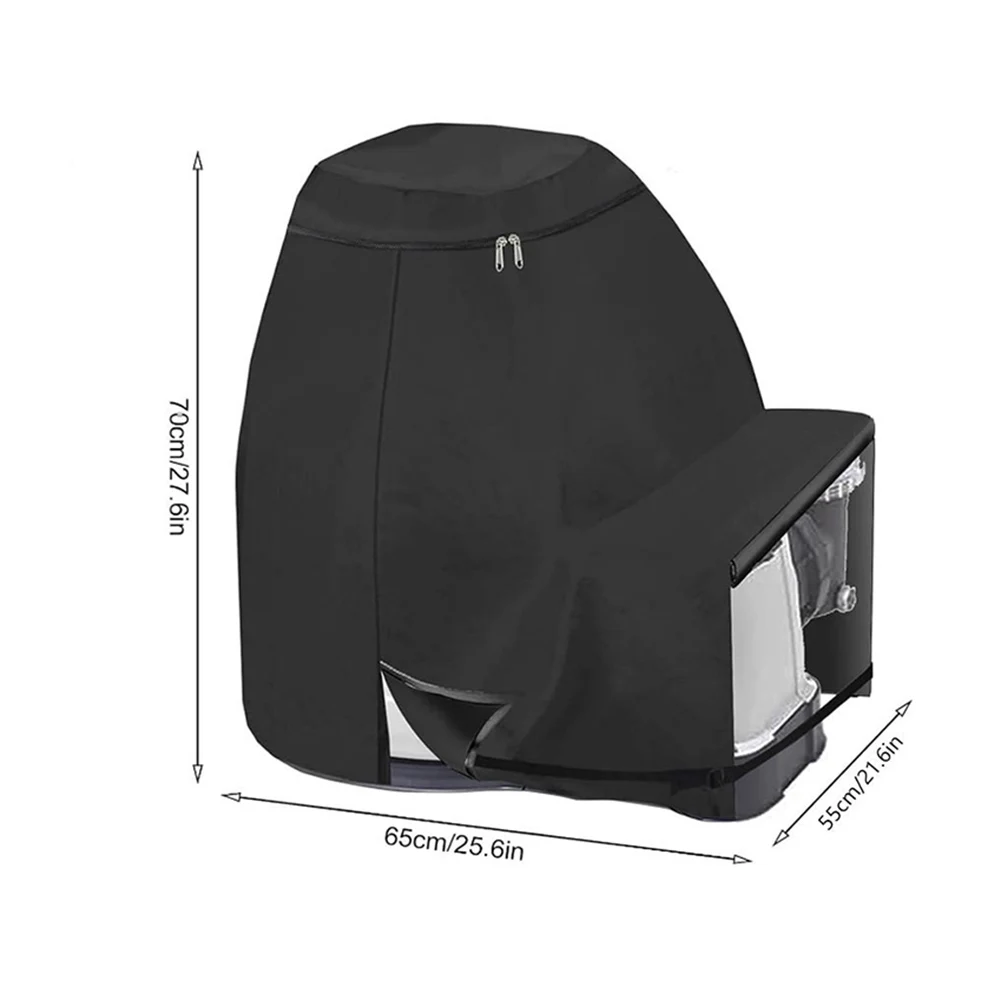 غطاء قماش أكسفورد غطاء مضخة مرشح الرمل معدات خارجية غطاء المضخة حزام مشبك مرن لمضخة مرشح الرمل #5