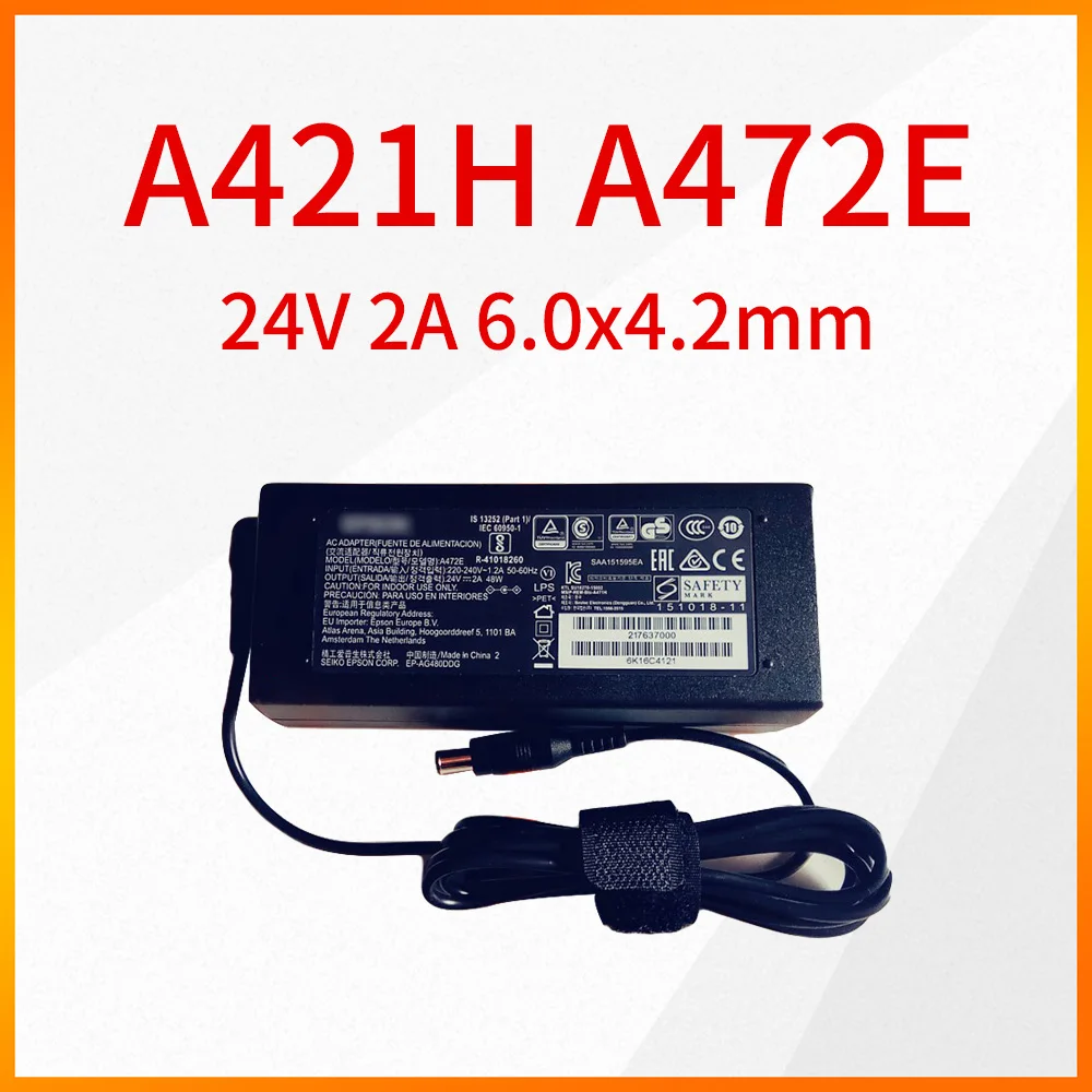 

Original A421H A472E HH159B PS-180 24V 2A 6.0x4.2mm Power Adapter For EPSON a 472e Photo Film Scanner Power Supply