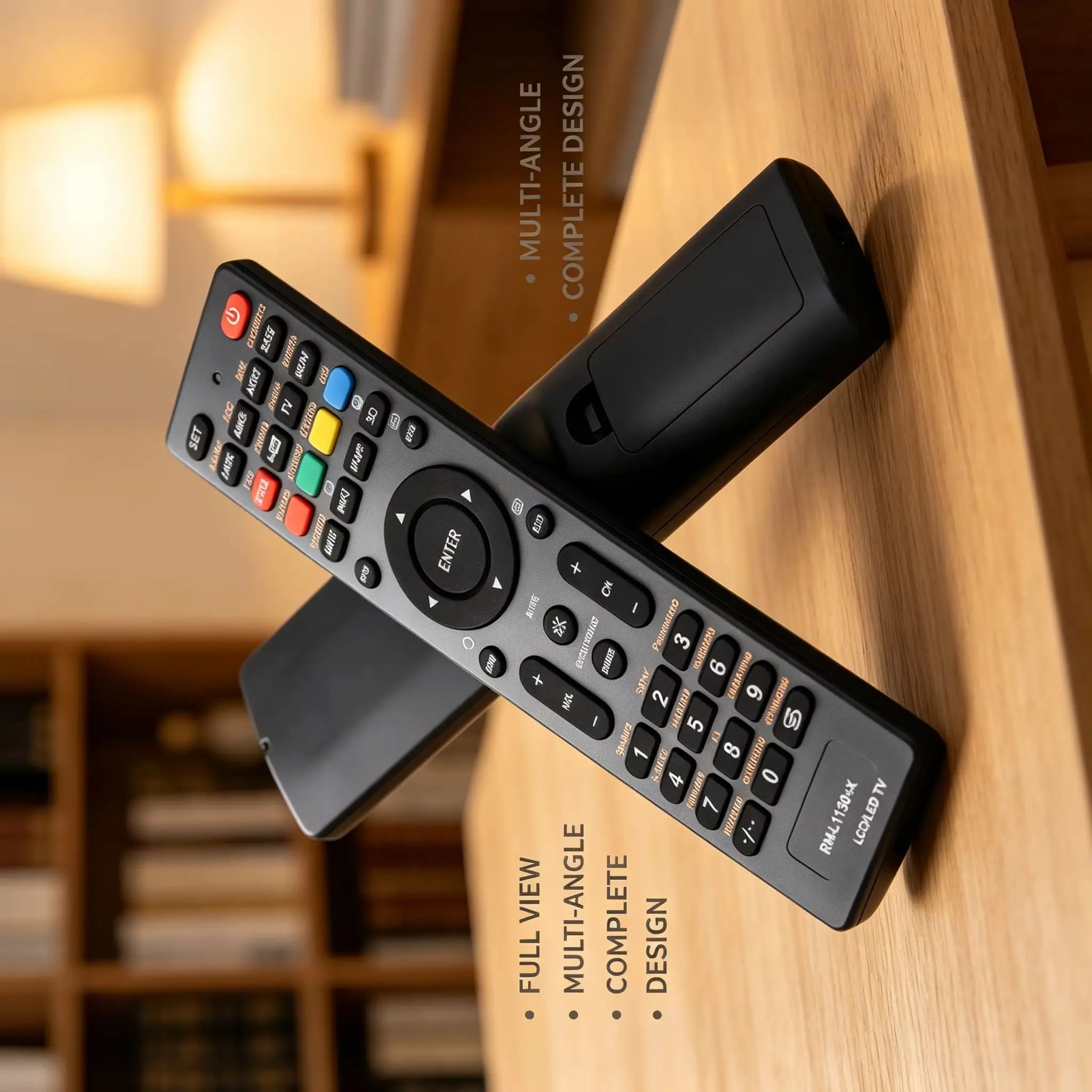 RM-L1130+X Universal Infrared TV Remote Control, Compatible RM-L1132+X RM-L1134+X RM-L1136+X Household Television Controller