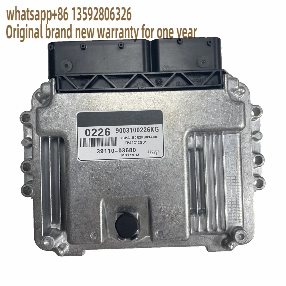 الأصلي 39110-03680 0226 MG17.9.12 لشركة هيونداي-AT أكسنت محرك السيارة مجلس ECU وحدة تحكم إلكترونية #3