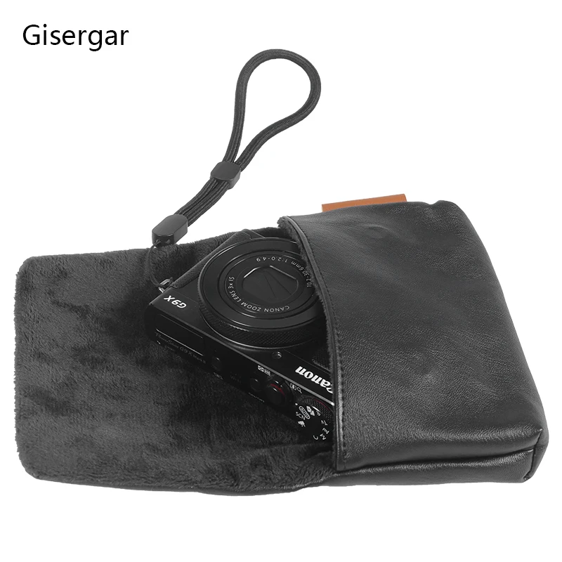 PU Leather Soft Case Cover Camera Bag For SONY ZV-1 ZV1 RX100 VII VI V IV II HX95 Ricoh GR III IIIx GR3 GR3x Canon G9x G7x SX620