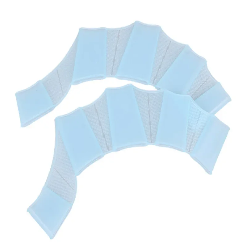 1Pair Unisex Frog Type Silicone Girdles Swimming Hand Fins Flippers Finger Webbed Gloves Paddle Water Sports Accessories
