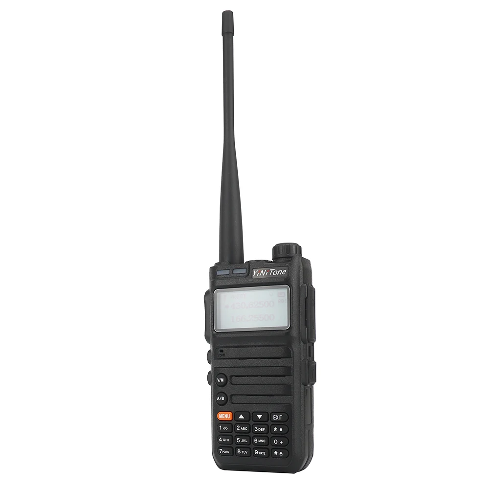 YiNiTone HT-UV1 dual-segment 136-174/400-520MHz 5W high power outdoor wireless walkie-talkie