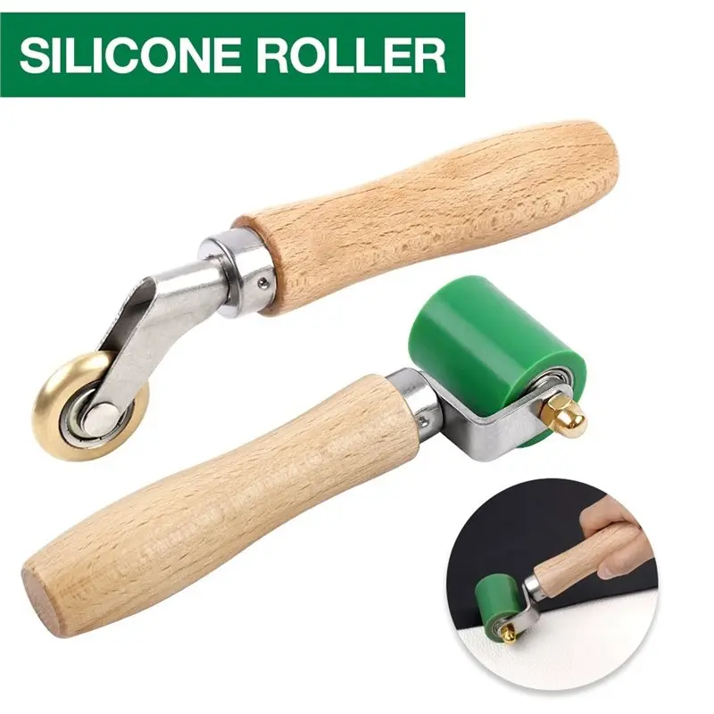 [NEWA76K!】 Silicone Handwheel, Brass Pressure Roller For PVC/TPO/EPDM