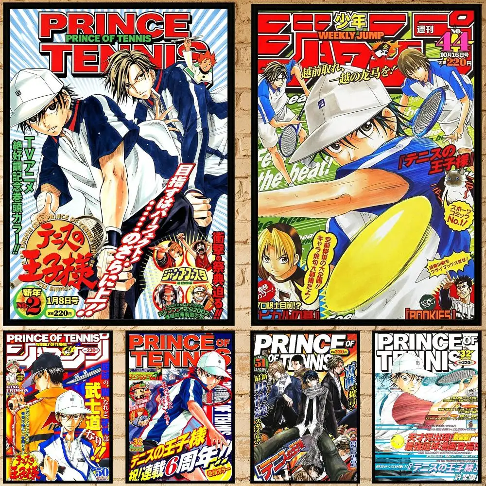 anime The Prince of Tennis Poster Poster HD Waterproof Self-adhesive Art Print Wall Decor for Bedroom Living Room Gift