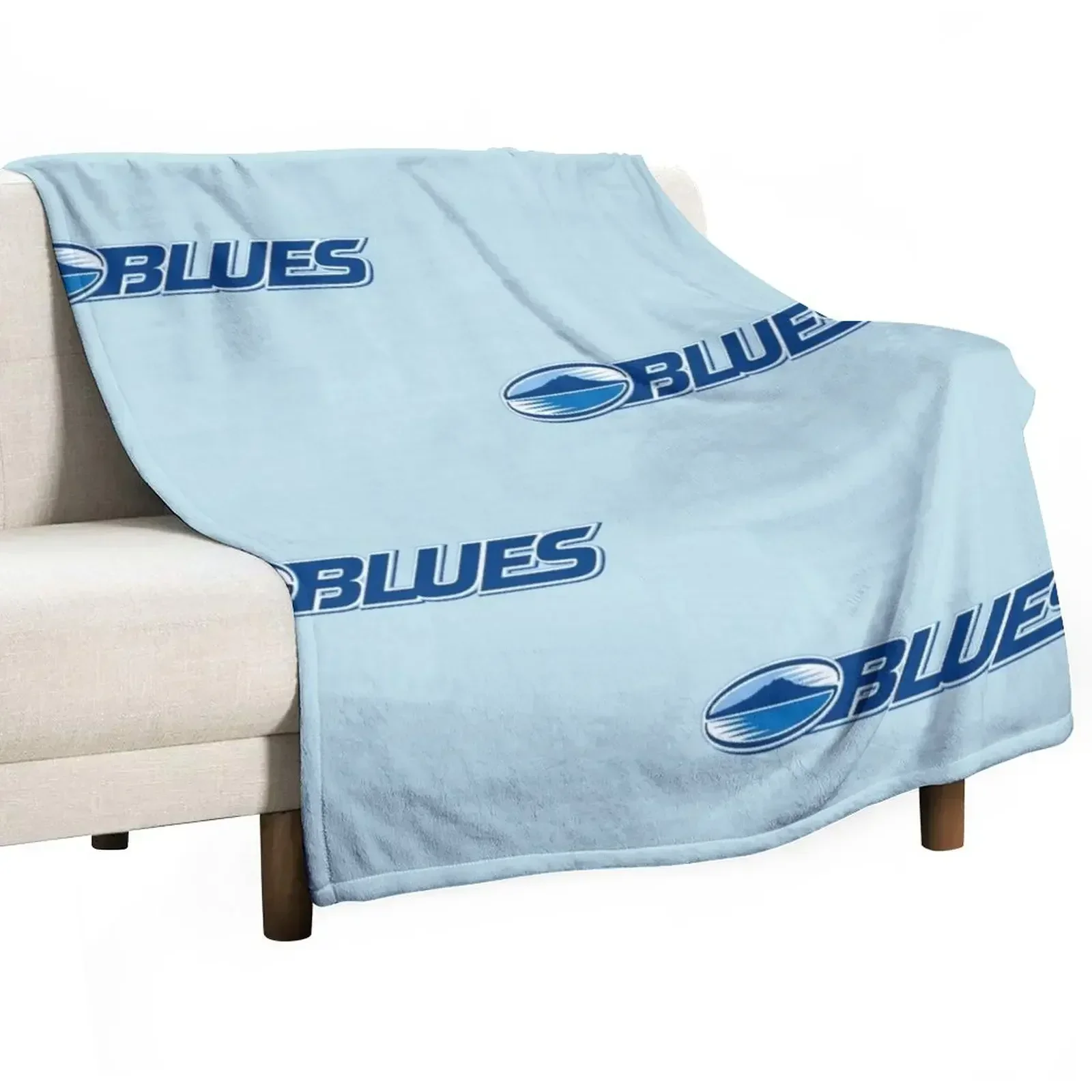 Blues Rugby Throw Blanket christmas gifts valentine gift ideas Luxury for sofa Blankets