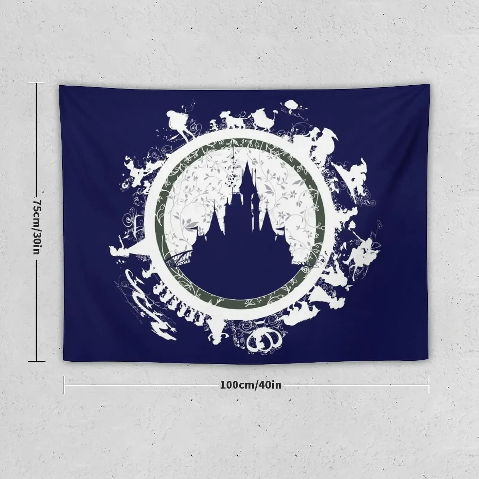 Magic kingdom v2 Tapestry Funny Wall Deco Tapestry