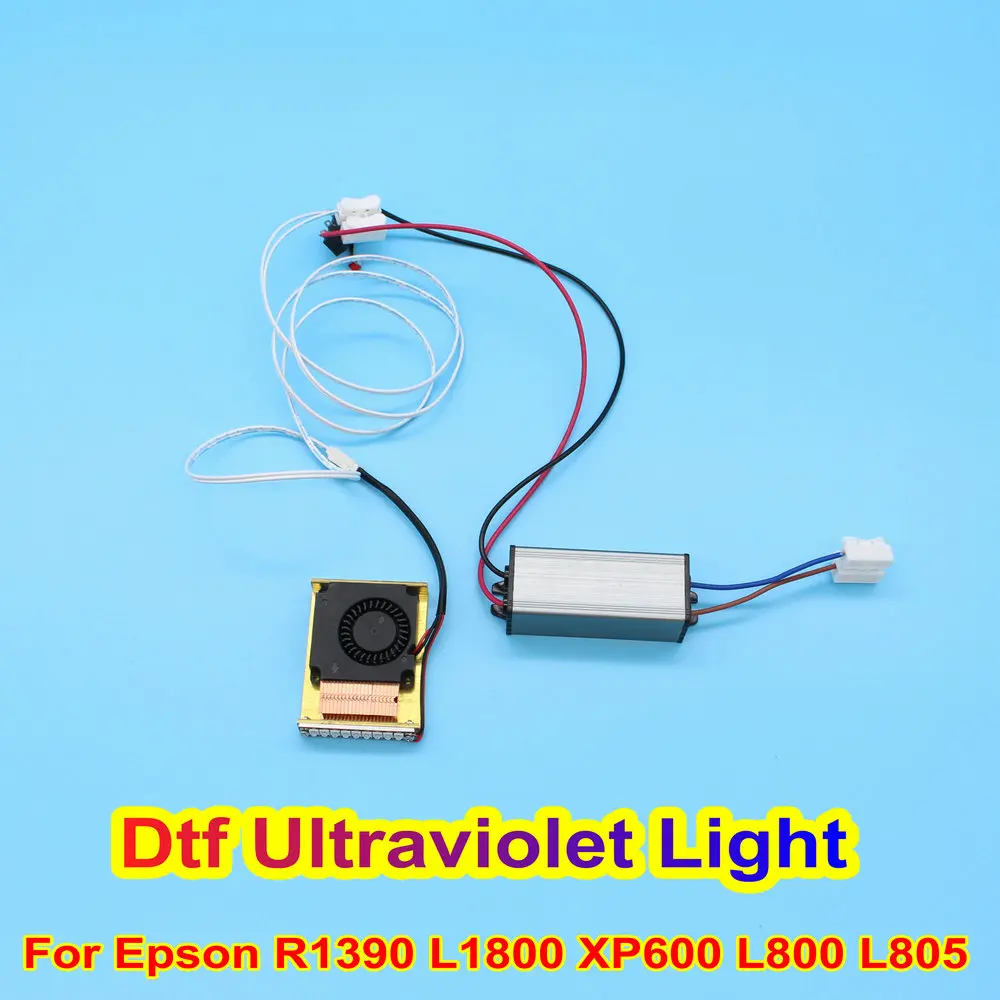 

Xp 15000 UV Ink Curing Lamps L1800 Dtf UV Light Kit For Epson L800 L805 R1390 XP600 Modify Air Cooling UV DTF Film LED Lights