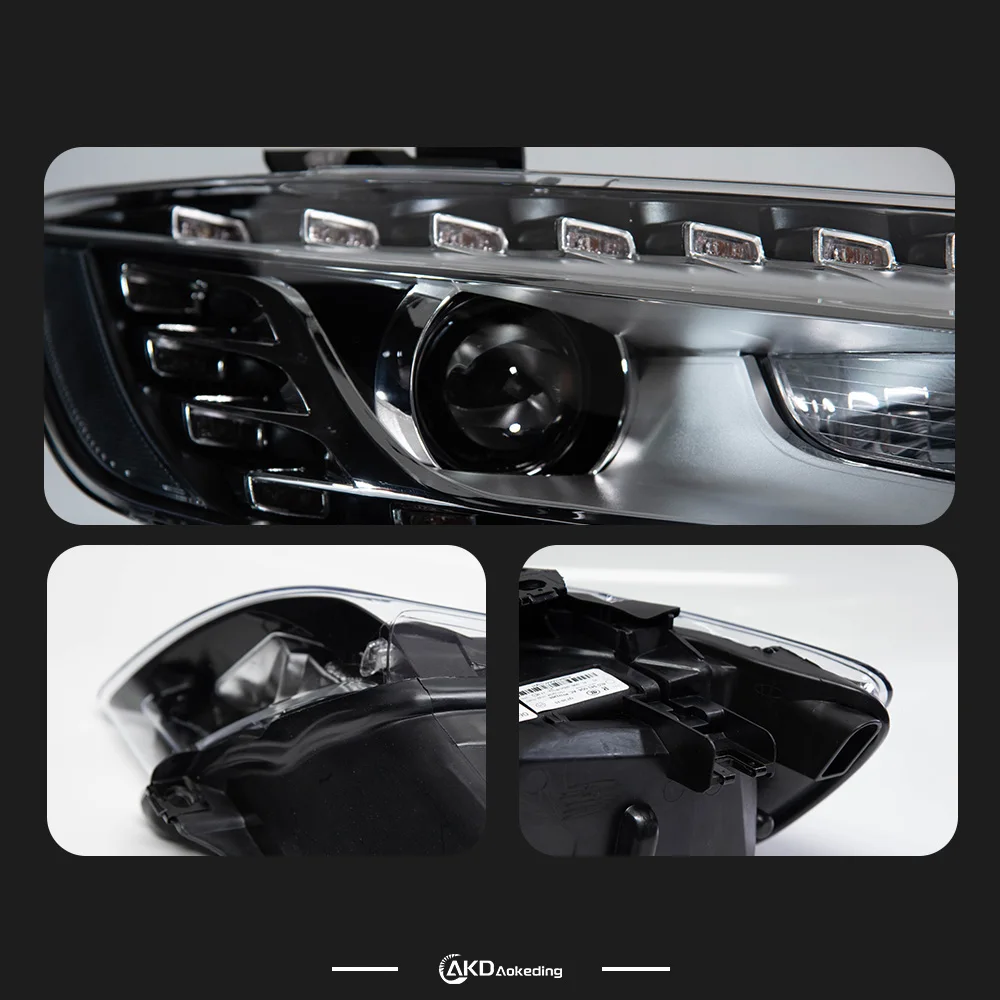 Headlight For Audi Q7 2006-2015 Car автомобильные товары LED DRL Hella 5 Xenon Lens Hid H7 Audi Q7 Car Accessories