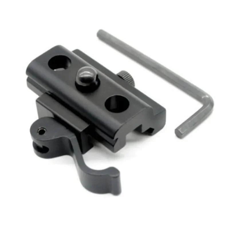 Adaptador de bípode estilo QD Harris, perno giratorio, montaje en riel de 20mm, accesorios tácticos para pistola de juguete
